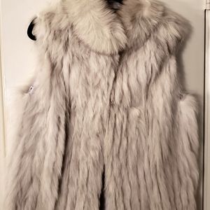 Fox fur vest